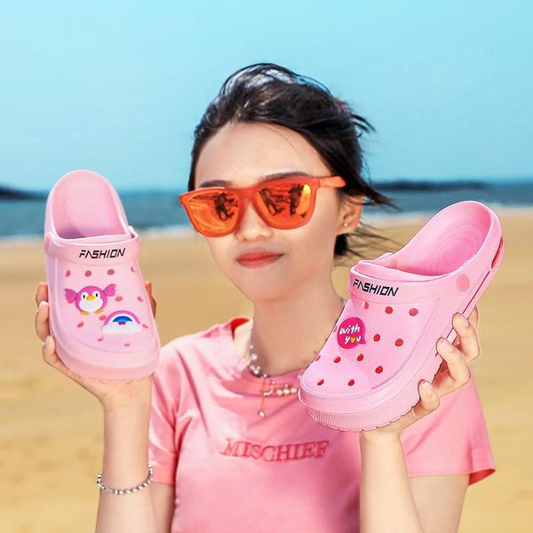 beach slippers sandals for women breathable shoes fashion garden clog aqua trekking wading size 36-45, Black
beach slippers sandals for women breathable shoes fashion garden clog aqua trekking wading size 36-45, Black