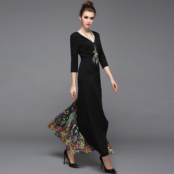 casual dresses micosoni high-end quality spring retro female style v-neck cotton chiffon panel plissate printed dress plus size s-xxl pc4u, Black;gray
casual dresses micosoni high-end quality spring retro female style v-neck cotton chiffon panel plissate printed dress plus size s-xxl pc4u, Black;gray