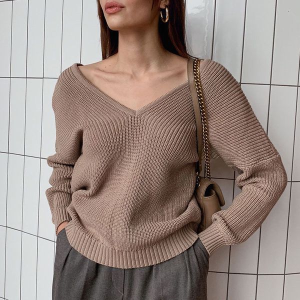 women's sweaters v women's neck sweater oversize heavy winter knitted solid pullovers crocheted jumpers tx7o, White;black
women's sweaters v women's neck sweater oversize heavy winter knitted solid pullovers crocheted jumpers tx7o, White;black