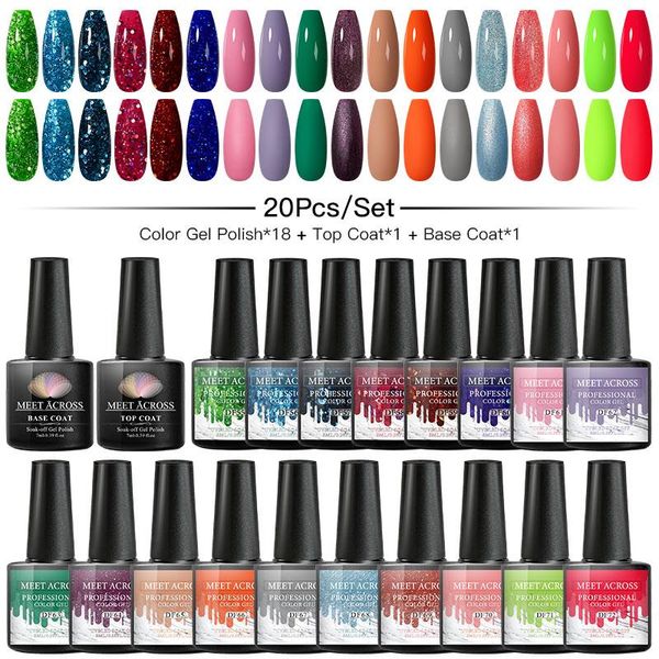 nail art kits meet across 20/10/6pcs gel polish set glitter uv nails long lasting soak off base coat no wipe top
nail art kits meet across 20/10/6pcs gel polish set glitter uv nails long lasting soak off base coat no wipe top