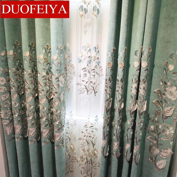 curtain & drapes modern american green cashmere chenille embossed embroidered curtains for living rom bedroom bay window with valance
curtain & drapes modern american green cashmere chenille embossed embroidered curtains for living rom bedroom bay window with valance