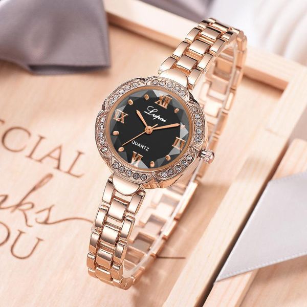 wristwatches women watches rose gold dial ladies casual alloy band quartz wristwatch female clock 2021 diamond bracelet set zegarek damski*m, Slivery;brown
wristwatches women watches rose gold dial ladies casual alloy band quartz wristwatch female clock 2021 diamond bracelet set zegarek damski*m, Slivery;brown