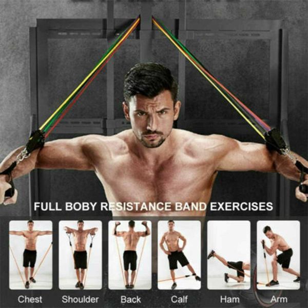 17pcs/set fitness resistance band set yoga stretch pull training exercise expander door rope w6v8 bands
17pcs/set fitness resistance band set yoga stretch pull training exercise expander door rope w6v8 bands
