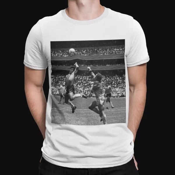 Diego Maradona T-Shirt Retro Tee Hand of God Mexico 86 Argentina England, White;black
Diego Maradona T-Shirt Retro Tee Hand of God Mexico 86 Argentina England, White;black