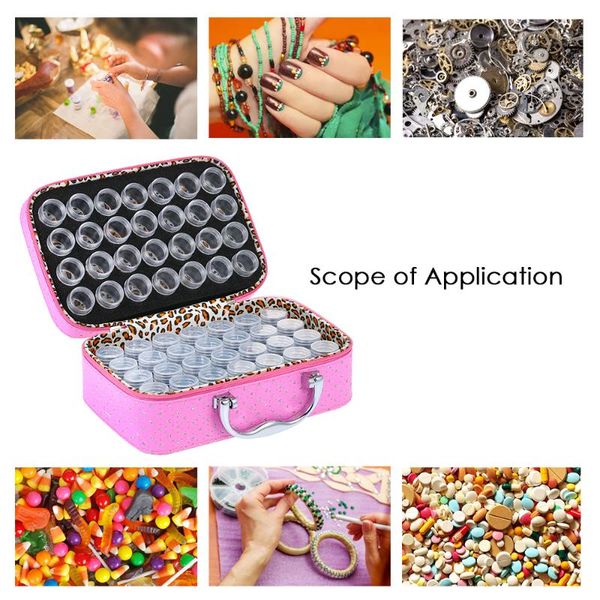 storage bags diamond box vivid pattern with 56 plastic clear bottles lightweight for embroidery painting small parts nail
storage bags diamond box vivid pattern with 56 plastic clear bottles lightweight for embroidery painting small parts nail