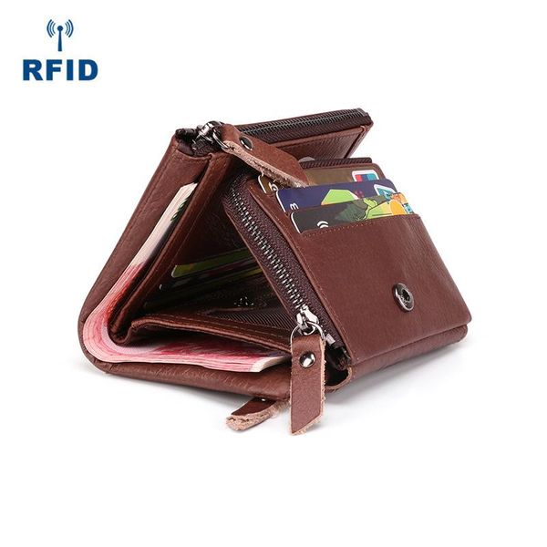 genuine cow leather men women wallet fashion coin pocket trifold design purse ladies card id holder wallets, Red;black
genuine cow leather men women wallet fashion coin pocket trifold design purse ladies card id holder wallets, Red;black