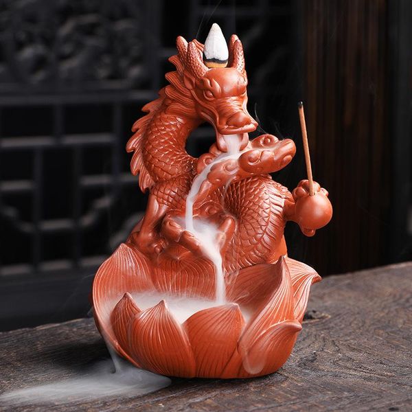 fragrance lamps backflow incense burner holder dragon ceramic statue modern waterfall incensario aroma bk50xx
fragrance lamps backflow incense burner holder dragon ceramic statue modern waterfall incensario aroma bk50xx