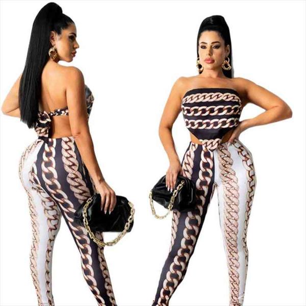 printed leggings set for women two-piece polyester high-waist tube trousers suit women, White
printed leggings set for women two-piece polyester high-waist tube trousers suit women, White