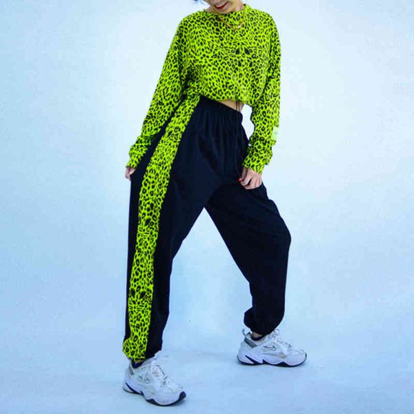 women's tracksuits hip hop loose long sleeve hoodies +high waist leopard print pants 2 piece set female fashion jogging suit j67u, Gray
women's tracksuits hip hop loose long sleeve hoodies +high waist leopard print pants 2 piece set female fashion jogging suit j67u, Gray