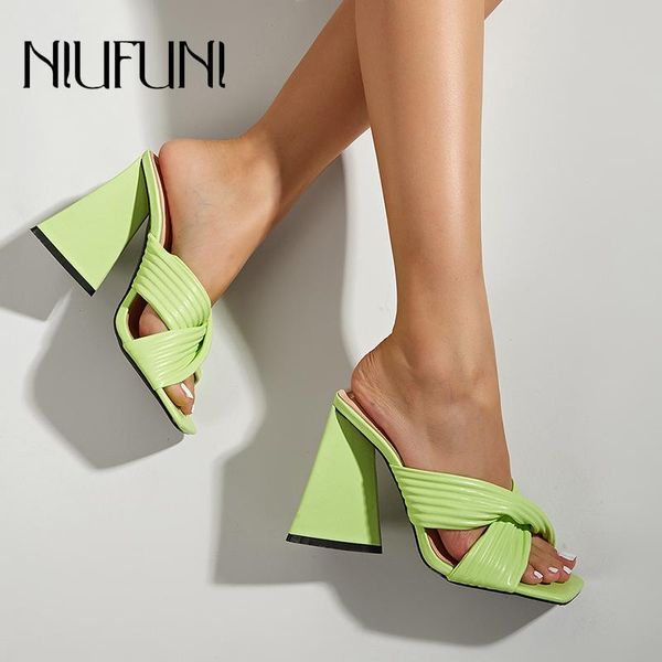 slippers summer peep toe hollow solid color simple women's slip-on twist triangle heels sandals gladiator women shoes pumps, Black
slippers summer peep toe hollow solid color simple women's slip-on twist triangle heels sandals gladiator women shoes pumps, Black