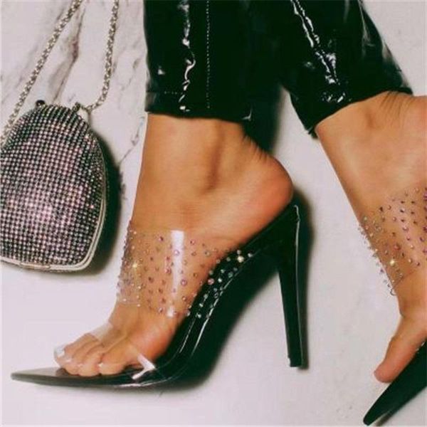 slippers fashion clear shoes high heels pvc open toe slip-on women de mujer party transparent 2021 summer woman, Black
slippers fashion clear shoes high heels pvc open toe slip-on women de mujer party transparent 2021 summer woman, Black
