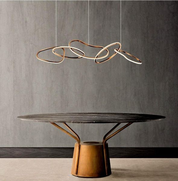 chandeliers minimalist restaurant led chandelier post-modern luxury hanging lamp simple bar counter stainless steel ring lighting
chandeliers minimalist restaurant led chandelier post-modern luxury hanging lamp simple bar counter stainless steel ring lighting