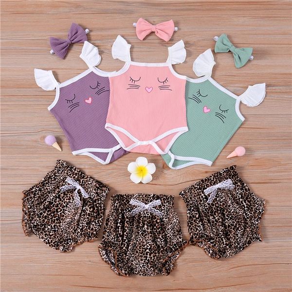 clothing sets born baby set 2021 cartoon sleeveless casual sling romper + leopard print shorts headscarf 3pcs girl clothes, White
clothing sets born baby set 2021 cartoon sleeveless casual sling romper + leopard print shorts headscarf 3pcs girl clothes, White