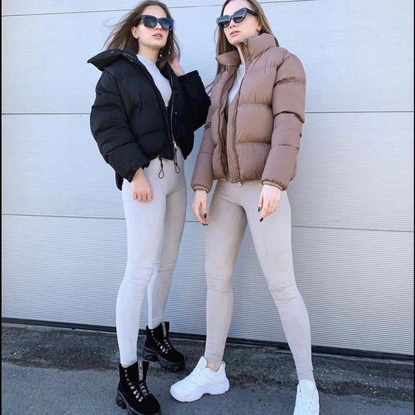 women's down & parkas forerun fashion bubble coat solid standard collar oversized short jacket winter autumn female puffer mujer jfss, Black
women's down & parkas forerun fashion bubble coat solid standard collar oversized short jacket winter autumn female puffer mujer jfss, Black