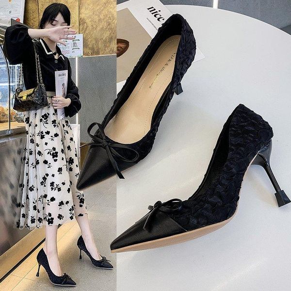 dress shoes 2021 spring and summer fashion trendy girls pointed toe stiletto high-end high heels, Black
dress shoes 2021 spring and summer fashion trendy girls pointed toe stiletto high-end high heels, Black