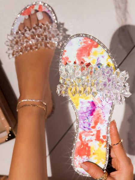 slippers 2021 summer flat crystal sandals women fashion casual retro sweet lady beach shoes outdoor flip flops, Black
slippers 2021 summer flat crystal sandals women fashion casual retro sweet lady beach shoes outdoor flip flops, Black