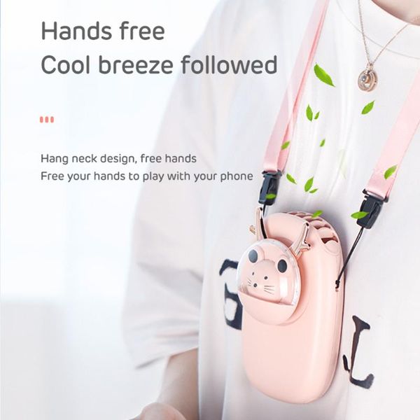 hanging neck fan cute cartoon hand-held leafless waist low noise 3-speed adjustable summer outdoor travel air cooling electric fans
hanging neck fan cute cartoon hand-held leafless waist low noise 3-speed adjustable summer outdoor travel air cooling electric fans