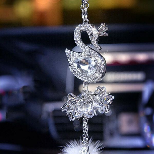 25cm car pendant accessories hanging mirror ornament rear view swan interior decorations
25cm car pendant accessories hanging mirror ornament rear view swan interior decorations
