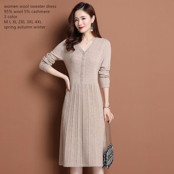 women's sweaters naizaiga 95% wool 5% cashmere v-neck blending solid long base skirt over the knee sweater dress, shsm16, White;black
women's sweaters naizaiga 95% wool 5% cashmere v-neck blending solid long base skirt over the knee sweater dress, shsm16, White;black