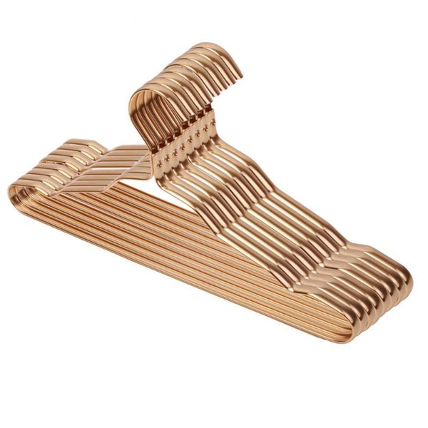 hangers & racks 10pcs aluminum alloy clothing hanger durable domestic coat for children hanging supplies (golden)
hangers & racks 10pcs aluminum alloy clothing hanger durable domestic coat for children hanging supplies (golden)