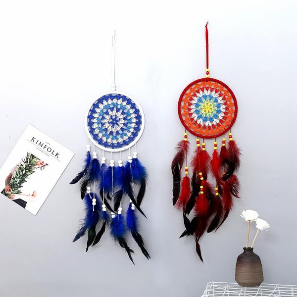retro dream catchers handmade feather dreamcatcher 2 circular net for car kids bedroom hanging pendant home decoration craft decorative obje
retro dream catchers handmade feather dreamcatcher 2 circular net for car kids bedroom hanging pendant home decoration craft decorative obje