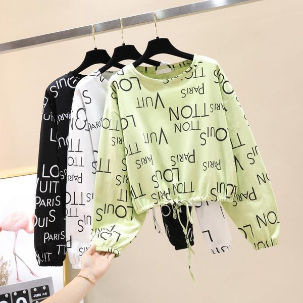 women's hoodies & sweatshirts spring and autumn pullover hoodless sweatshirt long-sleeved letters loose round neck cotton, Black
women's hoodies & sweatshirts spring and autumn pullover hoodless sweatshirt long-sleeved letters loose round neck cotton, Black