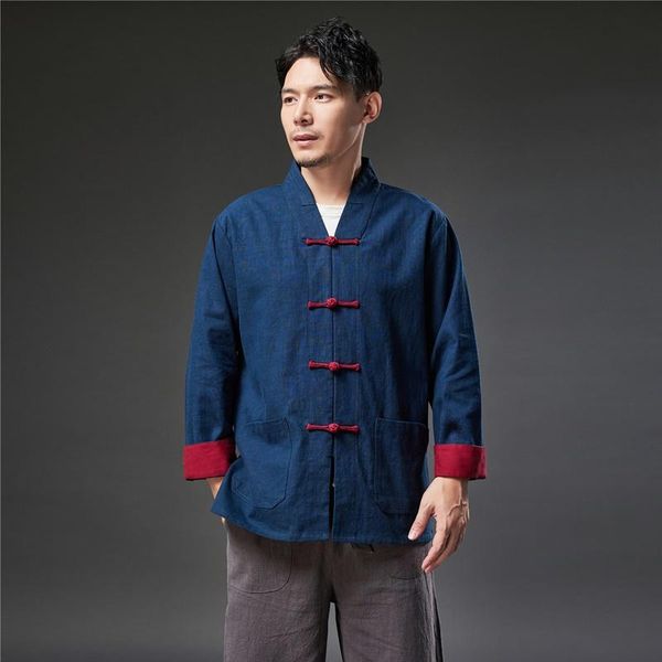 ethnic clothing 2021 casual oriental men hanfu clothes linen shirt chinese style traditional vintage plus size coat tang suit kk, Red
ethnic clothing 2021 casual oriental men hanfu clothes linen shirt chinese style traditional vintage plus size coat tang suit kk, Red