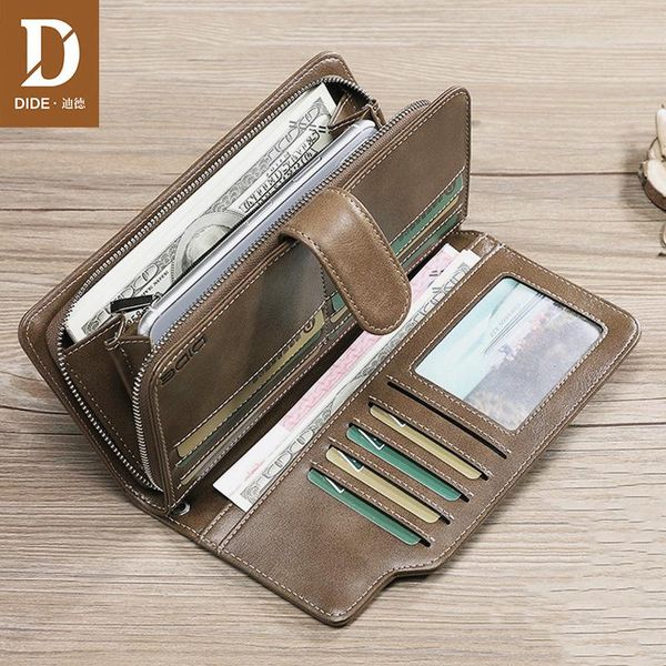 wallets dide vintage business clutch bags genuine leather zipper & hasp male purses long phone wallet for men khaki coffee, Red;black
wallets dide vintage business clutch bags genuine leather zipper & hasp male purses long phone wallet for men khaki coffee, Red;black