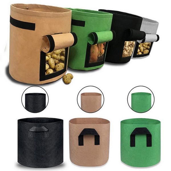 planters & pots 1-10 gallon fabric grow bags breathable planter root pouch container plant practical with handles garden supplies
planters & pots 1-10 gallon fabric grow bags breathable planter root pouch container plant practical with handles garden supplies