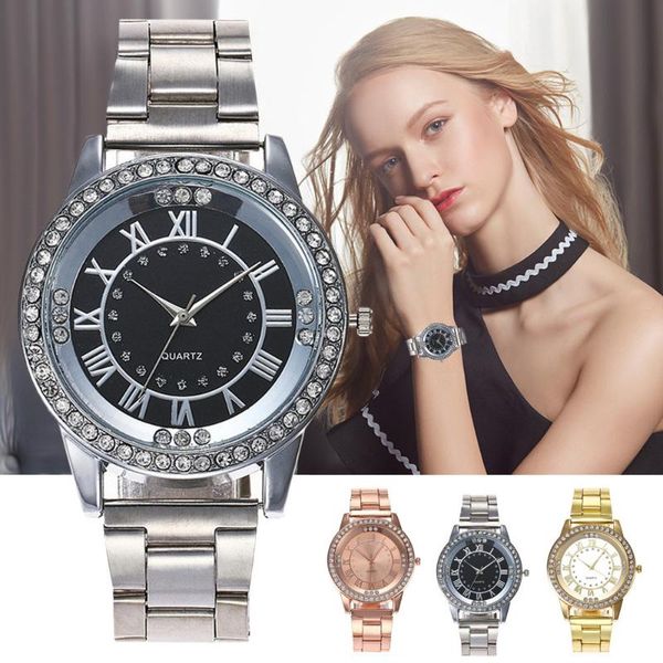 wristwatches disu women's wrist watch crystal rhinestone stainless steel analog quartz womens watches fashion 2021 relogio feminino, Slivery;brown
wristwatches disu women's wrist watch crystal rhinestone stainless steel analog quartz womens watches fashion 2021 relogio feminino, Slivery;brown