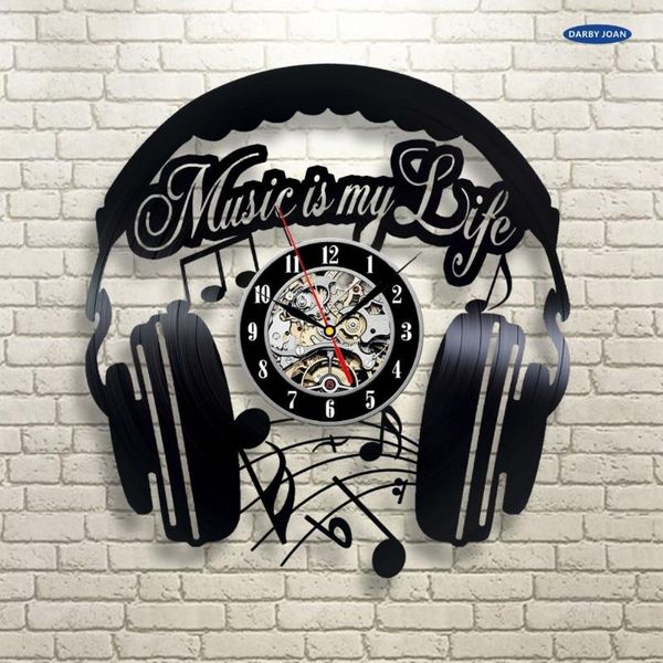 wall clocks music clock art gift room modern home record vintage decoration duvar saati
wall clocks music clock art gift room modern home record vintage decoration duvar saati