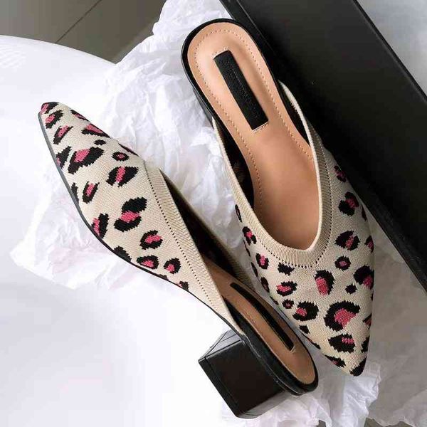 slippers hkxn women's shoes in knitted or crocheted fabric, semi-flip flip-flops with fine tip, medium heel leopard, summer, xafb, Black
slippers hkxn women's shoes in knitted or crocheted fabric, semi-flip flip-flops with fine tip, medium heel leopard, summer, xafb, Black