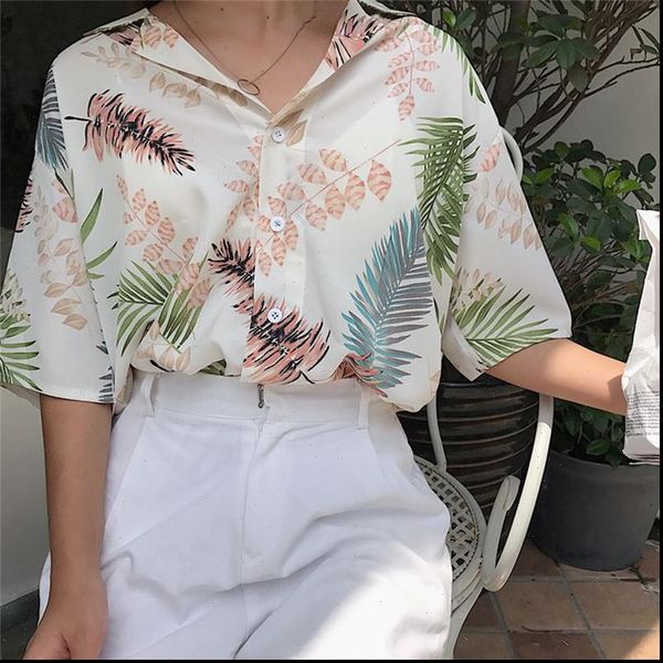 womens shirt chiffon casual blouses female hawaiian fashion floral short sleeve shirts ladies summer loose, White
womens shirt chiffon casual blouses female hawaiian fashion floral short sleeve shirts ladies summer loose, White