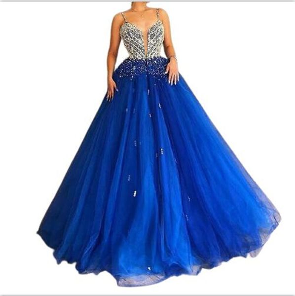 royal blue a line prom dresses spaghetti plus size formal evening gown lace appliqued elegant party gowns dress, Black
royal blue a line prom dresses spaghetti plus size formal evening gown lace appliqued elegant party gowns dress, Black