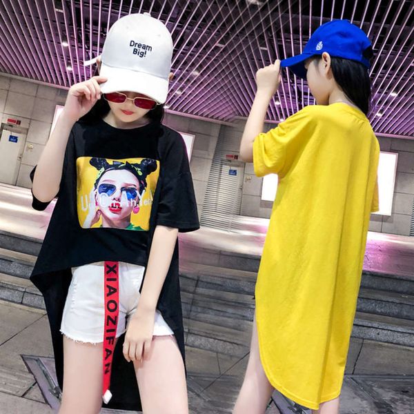 children's summer girls' suit loose short sleeve parent-child casual shorts two-piece for children, White
children's summer girls' suit loose short sleeve parent-child casual shorts two-piece for children, White