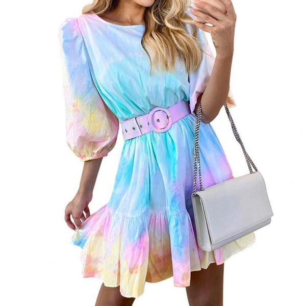 casual dresses ladies dress stylish tie dye printed round neck high waist lantern sleeve ruffle stitching summer vetement femme, Black;gray
casual dresses ladies dress stylish tie dye printed round neck high waist lantern sleeve ruffle stitching summer vetement femme, Black;gray