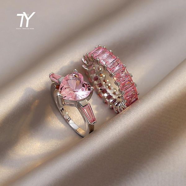 wedding rings 2021 classic pink crystal geometry peach heart silvery for woman girl's luxury set with korean fashion jewelry, Slivery;golden
wedding rings 2021 classic pink crystal geometry peach heart silvery for woman girl's luxury set with korean fashion jewelry, Slivery;golden