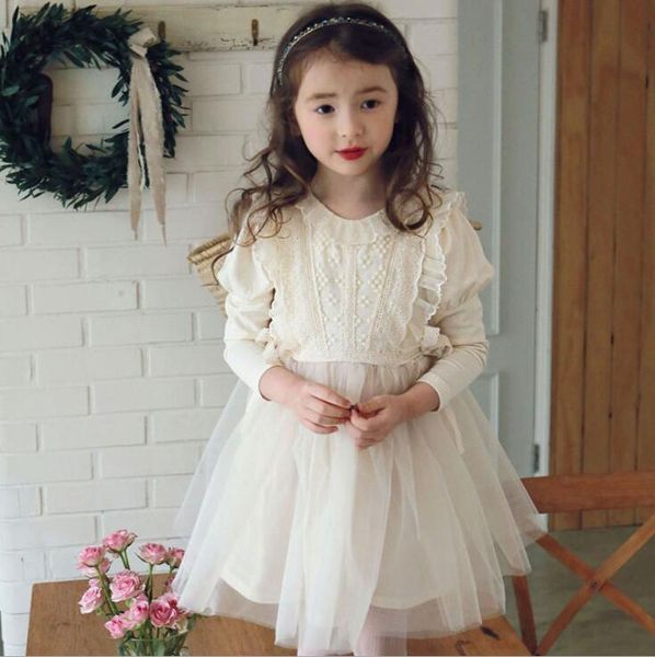 style girls lace dress fashion spring full sleeve dresses 2-7 years qs870 girl's, Red;yellow
style girls lace dress fashion spring full sleeve dresses 2-7 years qs870 girl's, Red;yellow