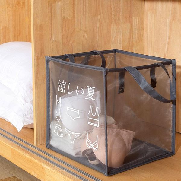 laundry storage & organization dirty clothes basket mesh foldable transparent large capacity kids toy hamper home sundries
laundry storage & organization dirty clothes basket mesh foldable transparent large capacity kids toy hamper home sundries