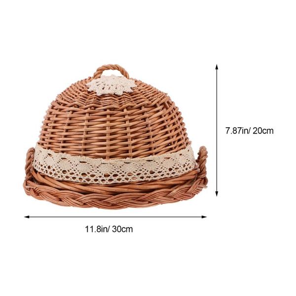 storage baskets 1 set of willow rattan woven basket round food tray bread cover for kitchen
storage baskets 1 set of willow rattan woven basket round food tray bread cover for kitchen