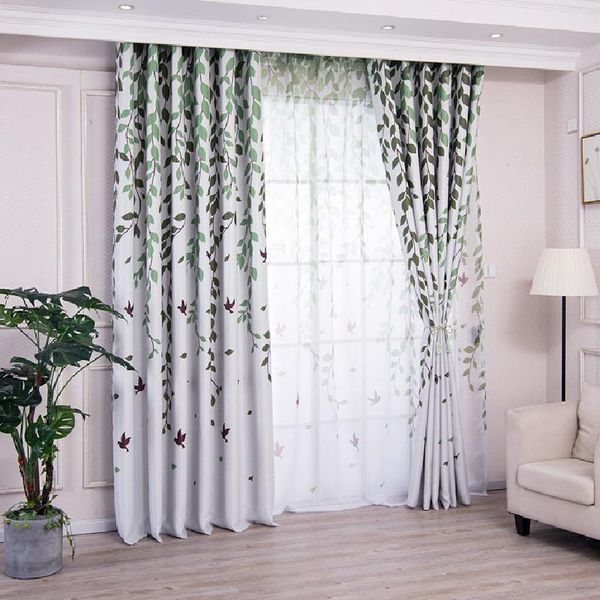 rural small fresh willow curtains tulle blackout for living room ror bedroom balcony floor-to-ceiling windows curtain & drapes
rural small fresh willow curtains tulle blackout for living room ror bedroom balcony floor-to-ceiling windows curtain & drapes