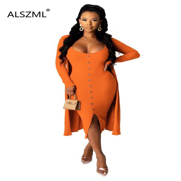 women's tracksuits simple pure color fashion long sleeve cardigan and dress 2 pieces set office lady high street outfits, Gray
women's tracksuits simple pure color fashion long sleeve cardigan and dress 2 pieces set office lady high street outfits, Gray