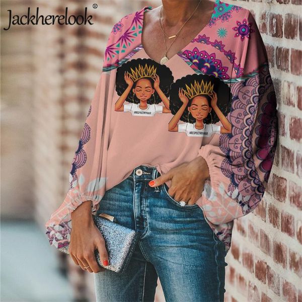women's blouses & shirts jackherelook summer/spring shirt pink bohemia floral afro black girl art harajuku clothing blusas feminina, White
women's blouses & shirts jackherelook summer/spring shirt pink bohemia floral afro black girl art harajuku clothing blusas feminina, White