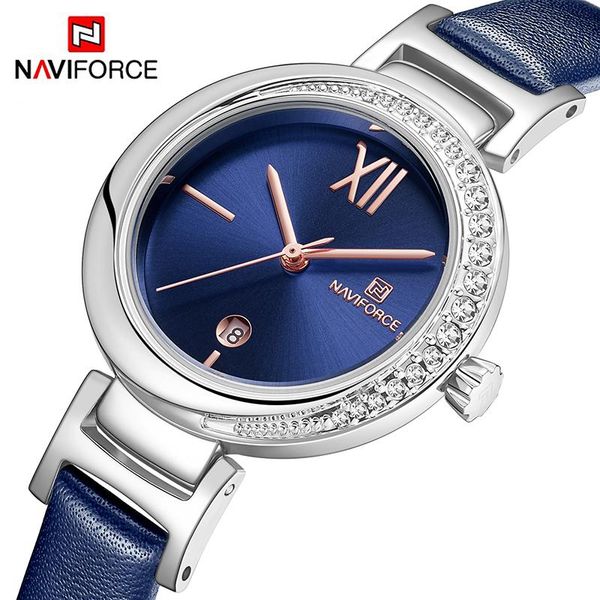 wristwatches naviforce woman watch fashion quartz female leather casual waterproof wristwatch watches gift for women girls, Slivery;brown
wristwatches naviforce woman watch fashion quartz female leather casual waterproof wristwatch watches gift for women girls, Slivery;brown