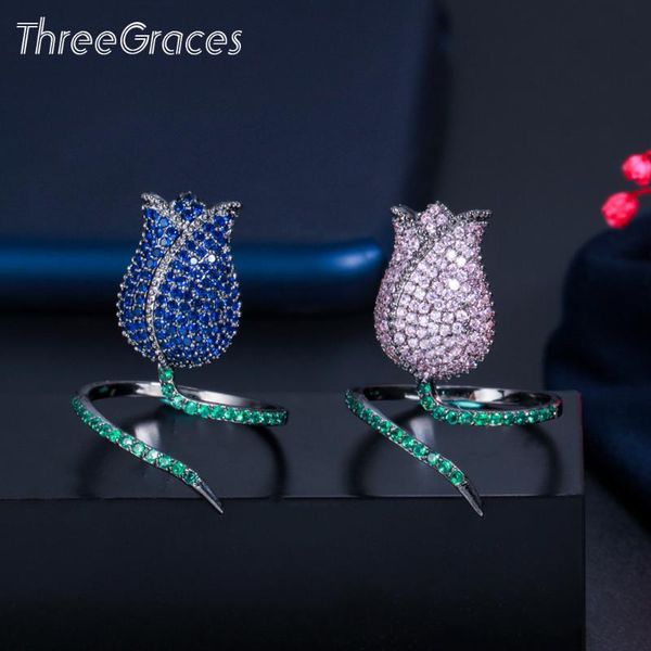 wedding rings threegraces adjustable size blue pink cz crystal big rose flower engagement open ring for women summer jewelry rg147, Slivery;golden
wedding rings threegraces adjustable size blue pink cz crystal big rose flower engagement open ring for women summer jewelry rg147, Slivery;golden