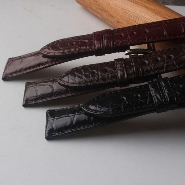 watch bands crocodile alligator skin genuine leather watchband belt strap bracelets for 16mm 18mm 19mm 20mm 21mm 22mm man, Black;brown
watch bands crocodile alligator skin genuine leather watchband belt strap bracelets for 16mm 18mm 19mm 20mm 21mm 22mm man, Black;brown