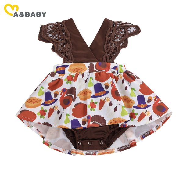0-18m halloween thanksgiving day baby girl romper born infant lace v neck ruffles jumpsuit cartoon costumes 210515, Blue
0-18m halloween thanksgiving day baby girl romper born infant lace v neck ruffles jumpsuit cartoon costumes 210515, Blue