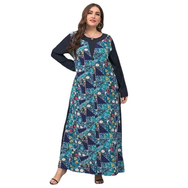 ethnic clothing women plus sizes elegant print maxi dress for 2021 loose o neck full sleeve muslim arabic turkey clothes, Red
ethnic clothing women plus sizes elegant print maxi dress for 2021 loose o neck full sleeve muslim arabic turkey clothes, Red