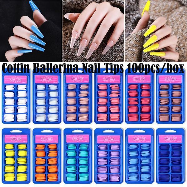 100pcs/box full cover fake nail artificial press on long ballerina natural false coffin nails art tips manicure tool1, Red;gold
100pcs/box full cover fake nail artificial press on long ballerina natural false coffin nails art tips manicure tool1, Red;gold