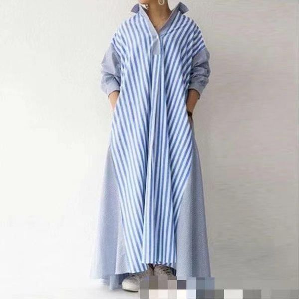 casual dresses coigarsam korean autumn one-piece dress spring 2022 striped patchwork loose panelled pink blue black robe vestidos, Black;gray
casual dresses coigarsam korean autumn one-piece dress spring 2022 striped patchwork loose panelled pink blue black robe vestidos, Black;gray